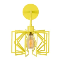 Homemania Lampada A Parete Radius Drop W26xD35xH34 cm Giallo(m-1)