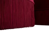 Puff Con Contenitore Lines New Coppia Bordeaux Cm Ø 71X41-55X33(m-6)