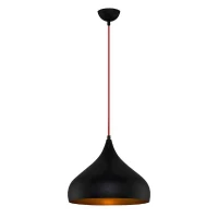 Homemania Lampada A Sospensione Orlando Nero W30xD30xH120 cm(m-1)