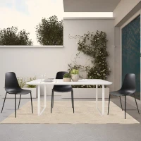 Homemania Set di 2 Sedie Antila Nero(m-5)