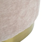 Puff Goldy Ovale Grande Rosa Cm 60X40X40(m-7)