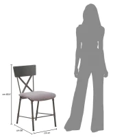 Sedia Manhattan Cm 41X56X80.5(m-10)