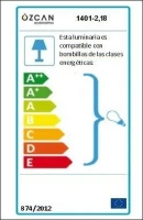 Homemania Lampada A Parete Metal Marrone Scuro W10xD10xH22 cm(m-3)