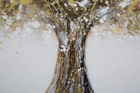 Dipinto Su Tela Super Tree -A- Cm 180X3,8X60(m-2)