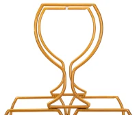 Porta Bottiglie Glass 6 Posti Cm 31X12,7X53(m-3)