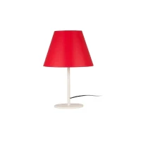 Homemania Lampada Da Tavolo Way Surf W30xD30xH48 cm Bianco, Rosso(m-1)
