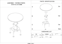 Tavolo Bar Fifth Avenue Ø Cm 81.3X106.8(m-14)