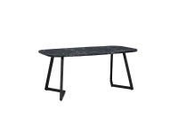 Homemania Tavolo Tribus W180xD90xH76 cm Bianco, Nero(m-1)