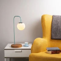 Homemania Lampada Da Tavolo Lanty W30xD18xH53 cm Blu Pastello(m-3)