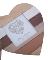 Cornice Da Muro 2 Cuori Lignes Cm 36.5X0.9X19 (Misura Interna 10X10)(m-3)