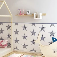 Mensola Basil Metal Ripiano Porta Libri in Rovere Bianco L120xP25xA25cm(m-4)