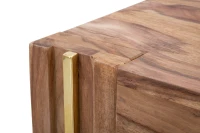 Tavolo Da Caffe' Quadrato Elegant Sheesham Cm 58X58X45(m-4)