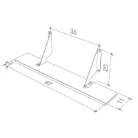 Homemania Mensola Air Minus W67xD15xH16 cm Rosa(m-2)