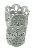 Vaso Porcellana Petal Bianco Ø Cm 14X25.5 (m-1)
