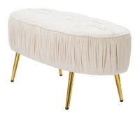 Panca Ovally Crema Cm 102X40,5X42(m-3)