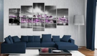 Quadro - New York color ametista, 100x50(m-1)