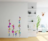 Homemania Sticker Da Parete W120xD0,1xH150 cm Multicolore(m-1)