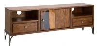 Porta Tv Mustang Cm 175X40X60 (Legno Di Acacia Nilotica)(m-1)
