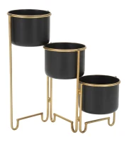 Porta Vasi 3 Goldy Cm 68X22,5X55(m-7)