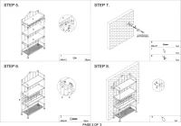 Mobile Porta Vivande Manhattan Cm 99.3X42X185(m-10)