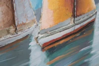 Dipinto Su Tela Sidney -B- Cm 80X4X80(m-3)