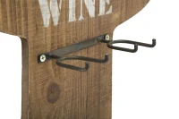 Porta Bottiglie Da Muro Cactus Cm 40X9.5X58(m-9)