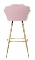Sgabello Bar Vienna Rosa Cm 55X53X110(m-10)