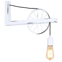Homemania Lampada Da Parete Hydra W43xD10xH27 cm Bianco(m-1)