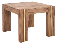 Tavolo Da Caffe' Quadrato Elegant Sheesham Cm 58X58X45(m-1)