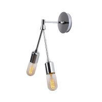 Homemania Lampada A Parete Duos W17xD17xH35 cm Cromo(m-2)