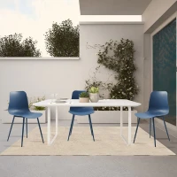 Homemania Set di 2 Sedie Polaris Blu Scuro(m-5)