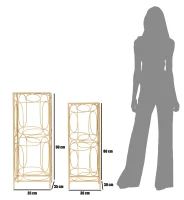 Porta Telefono Bubbles Coppia Cm 35X35X90-30X30X80(m-3)