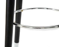 Sgabello Bar Paris Blu/Silver Cm Ø 35X74(m-5)