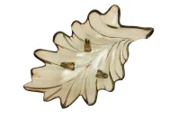 Svuota Tasche Vetro Riciclato Leaf Cm  33X20X11 (Made In Spain)(m-5)