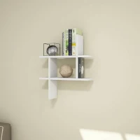 Homemania Mensola Dolce W50xD15xH60,9 cm Bianco(m-3)