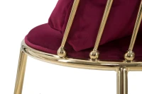 Poltrona Glam Backy Cm 55X60X83 (Altezza Seduta Cm 35 )(m-5)