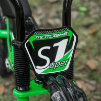 HOMCOM 12" Kids Balance Bike, No Pedal Training Bicycle w/ Air Filled Tyres, Soft Handlebar, PU Seat, for Ages 3-6 Years Gift for Boys Girls - Green(m-8)