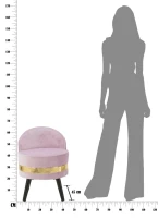 Sedia Mini Paris Rosa Cm Ø 45X62(m-10)