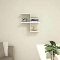 Homemania Mensola Swan W50xD20xH50 cm Bianco(m-2)