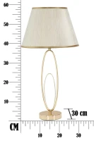 Lampada Da Tavolo Glam Flush Cm Ø 30X58(m-8)