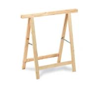 Cavalletto In Legno Di Pino/Abete Portata Max 400 Kg(m-1)