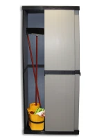 MONGARDI Armadio Portascope Ante scorrevoli, Ripiani Regolabili (Interno/Esterno), 68x40,5x168(m-1)