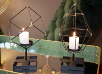 Porta Candela Bright Piramid Cm 15X13X29(m-7)