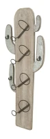 Porta Bottiglie Da Muro Cactus Cm 46X12X96(m-3)