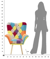 Poltrona Cartagine New Cm 86X85X104(m-11)