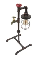 Lampada Da Tavolo Manhattan/Cage Cm 27X27X56(m-5)