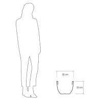 Farmet New Coppia Orione Vaso Cm 30 Verde Acido ø 30x22 h(m-3)