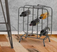 Porta Bottiglie Rack Quadrato (9 Posti) Cm 40X23X47.5(m-14)