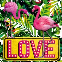 Homemania Quadro Love Effetto Led W50xD2xH50 cm(m-1)