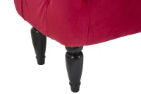 Puff Chantal Bordeaux Cm 149.5X40.5X43(m-6)